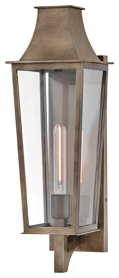 Hinkley Georgetown Large Wall Mount Lantern, Burnished Bronze