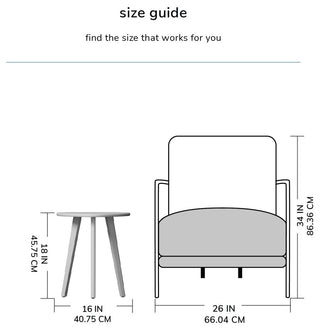 Armstrong End Table, Walnut, 18"