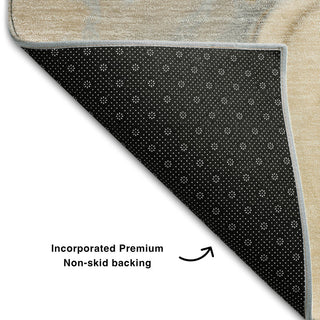 Premium Machine Washable Mayfield AMF506 Beige 2'3" x 7'6" Runner Rug