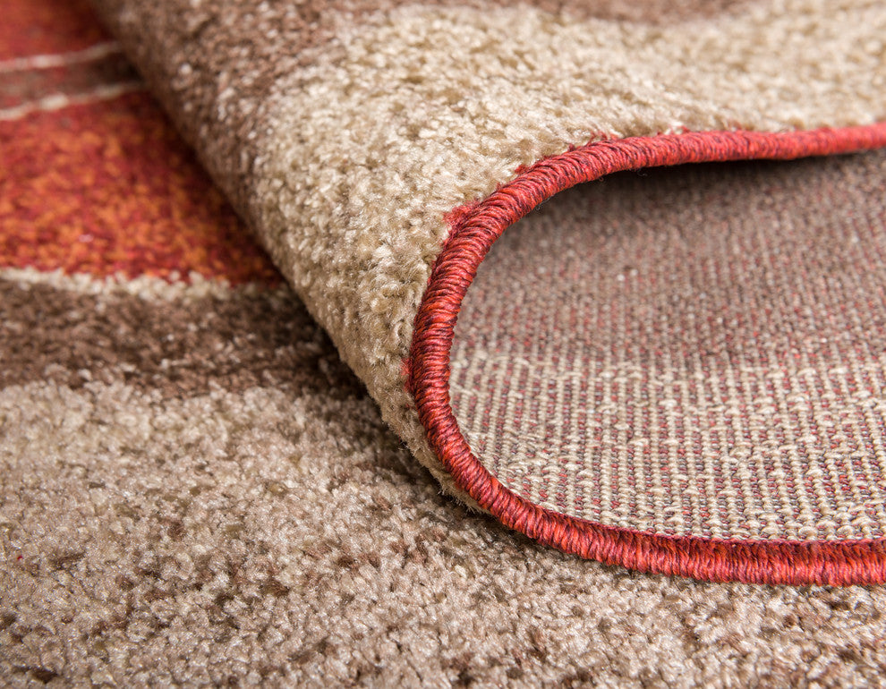 Unique Loom Multicolored Autumn Plantation 3' 3 x 3' 3 Round Rug