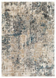 Pune Modern Taupe, Charcoal Area Rug, 6''7"x9''6"