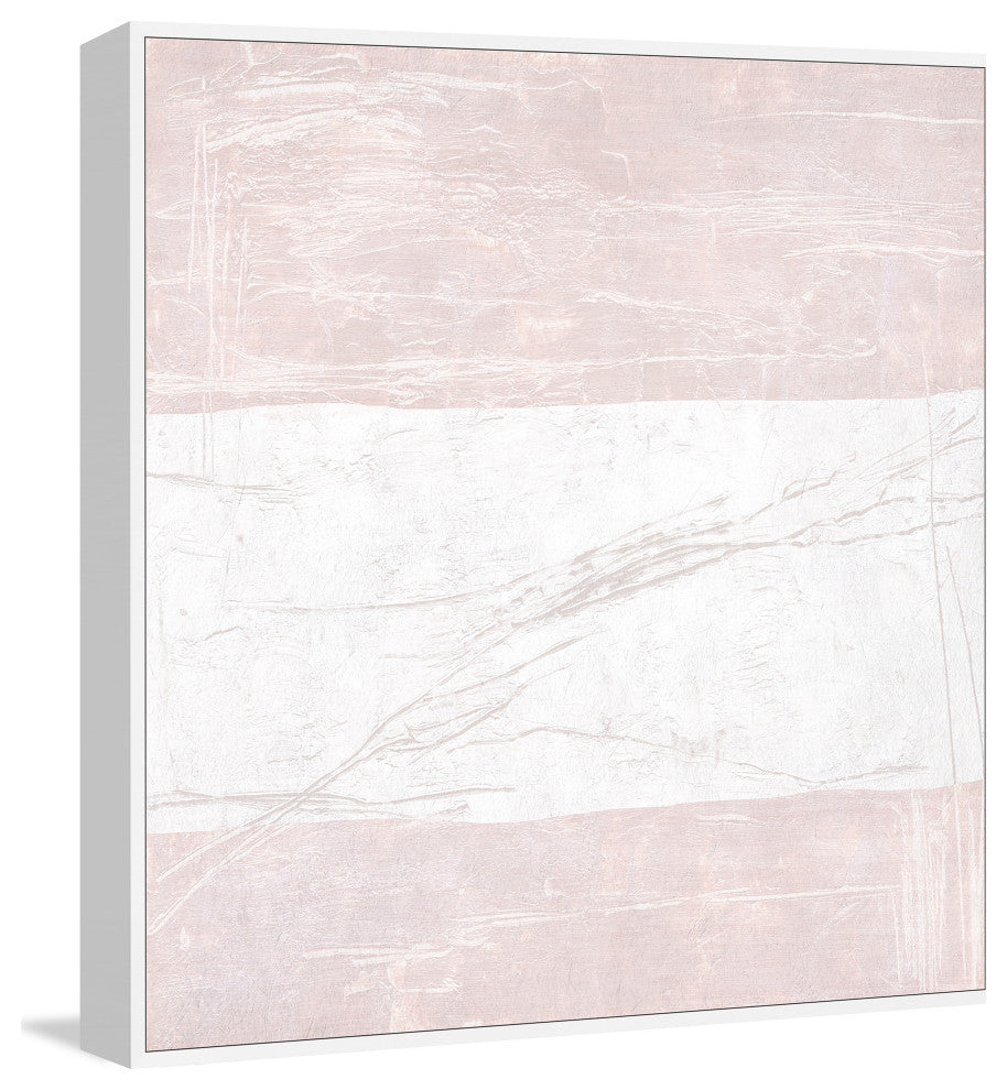"Slow Movement" Floater Framed Painting Print on Canvas, 18x18