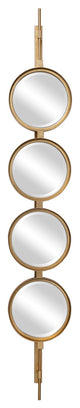 Uttermost Button Gold Mirror