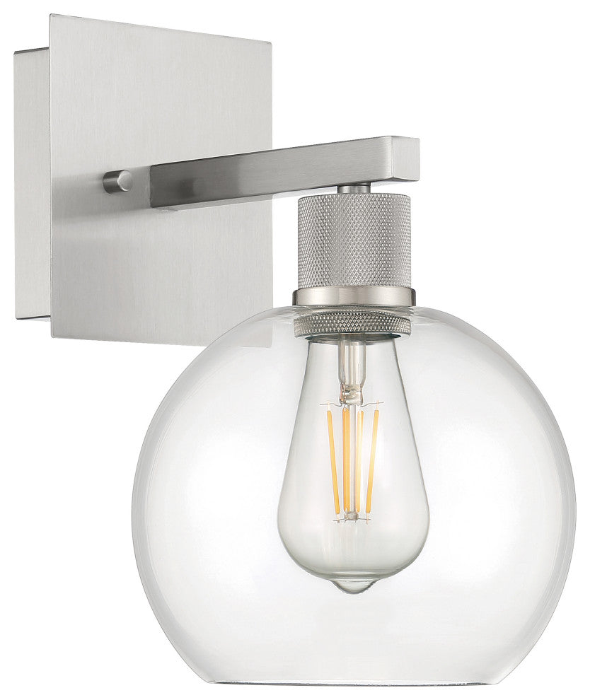 Access Lighting 63145LEDDLP/CLR Port Nine 13" Tall LED Wall - Brushed Steel