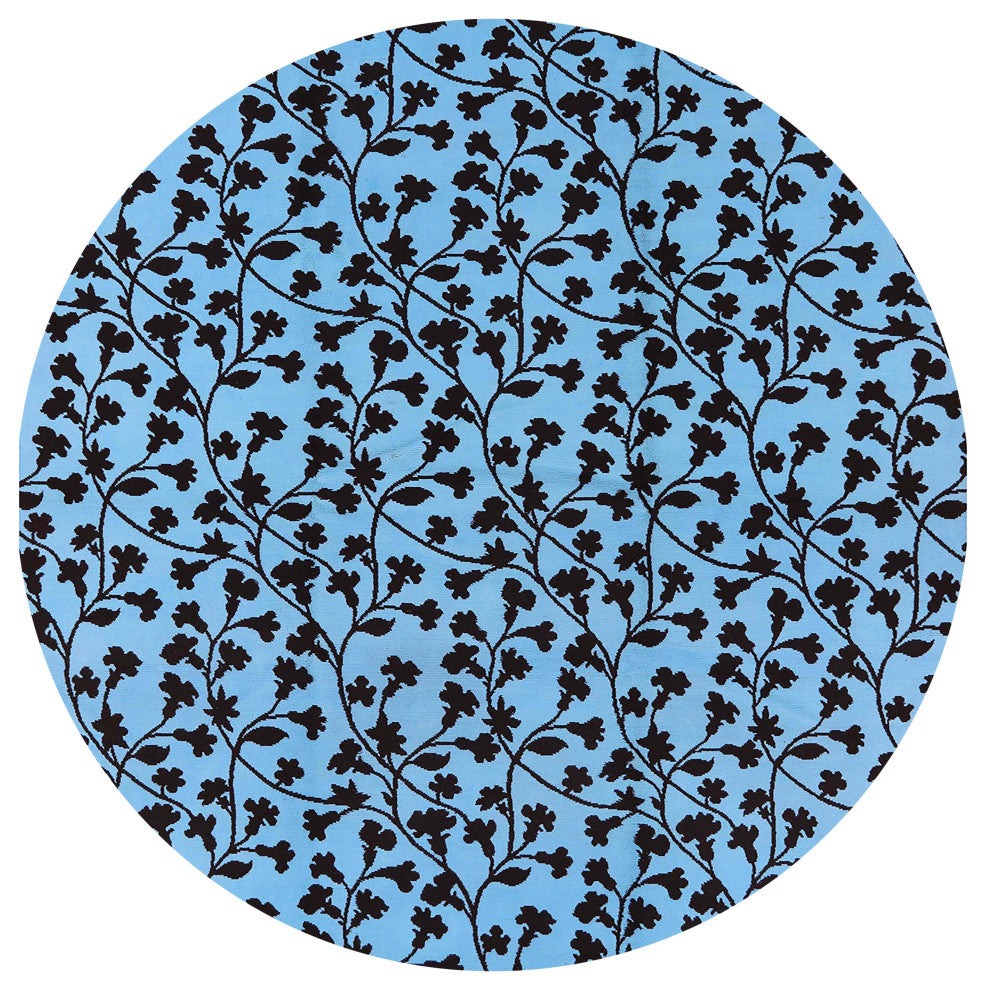 Ahgly Company Indoor Round Mid-Century Modern Area Rugs, 7' Round