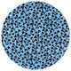 Ahgly Company Indoor Round Mid-Century Modern Area Rugs, 7' Round