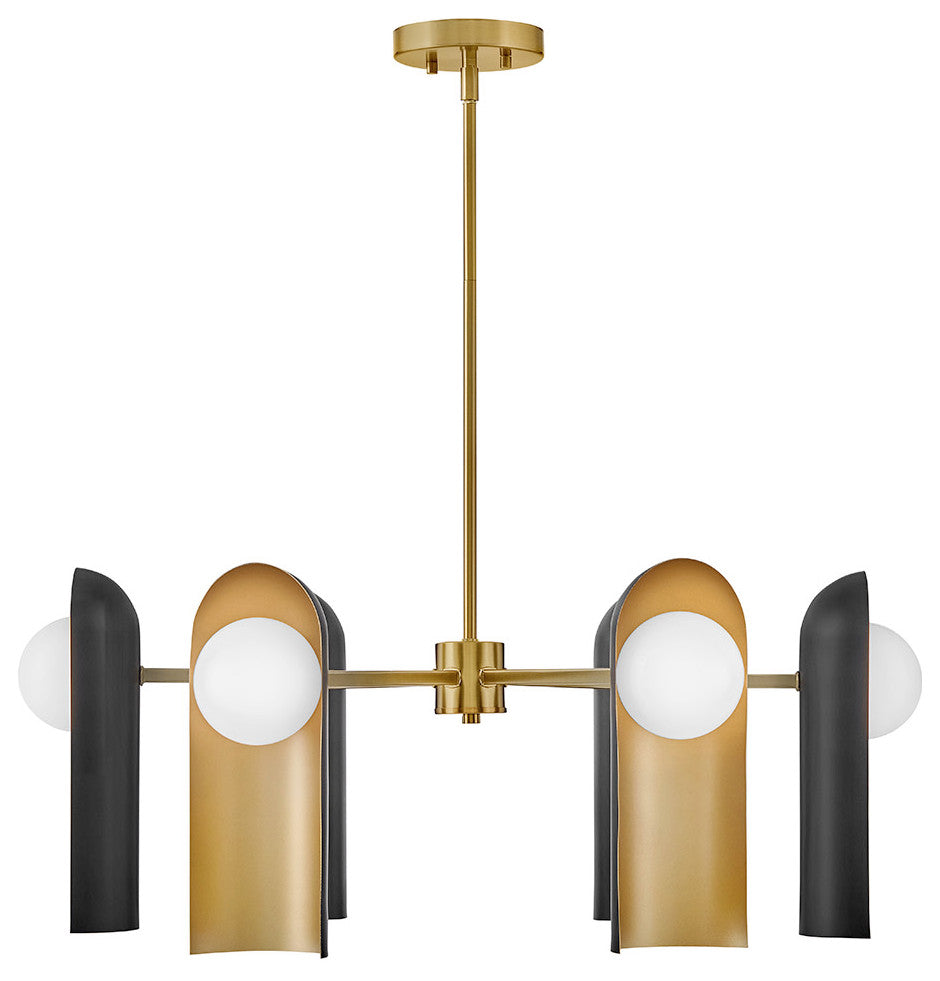 Lark Zuri Medium Single Tier, Lacquered Brass