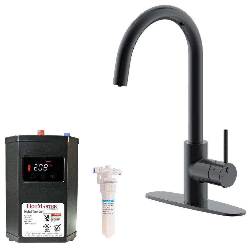 HotMaster 3 in 1 Instant Hot Kitchen Faucet with Tank, Oil Rubbed Bronze