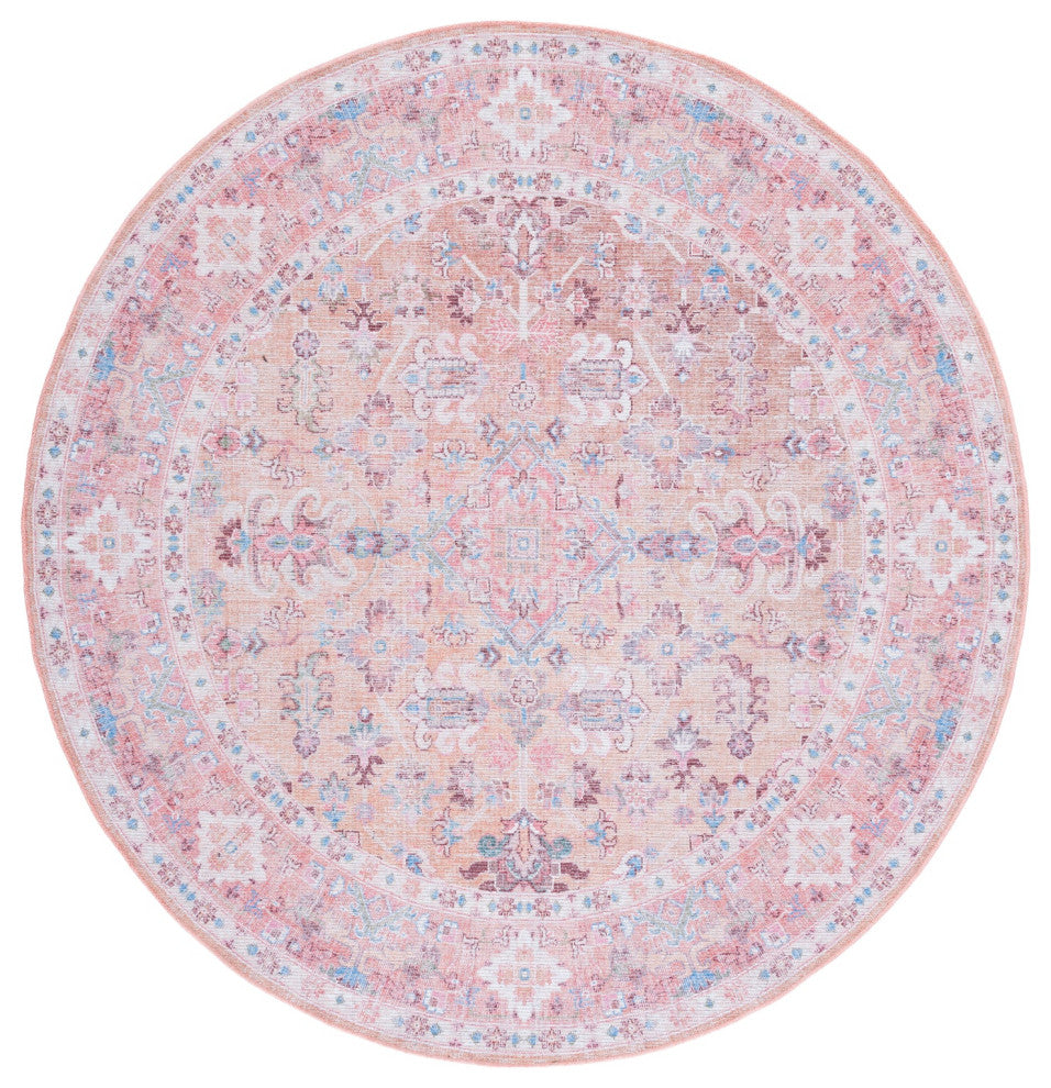 Safavieh Serapi Sep515B Vintage and Distressed Rug, Beige and Pink, 8'0"x10'0"