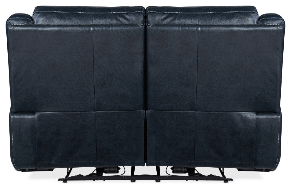 Montel Lay Flat Power Loveseat With Power Headrest and Lumbar