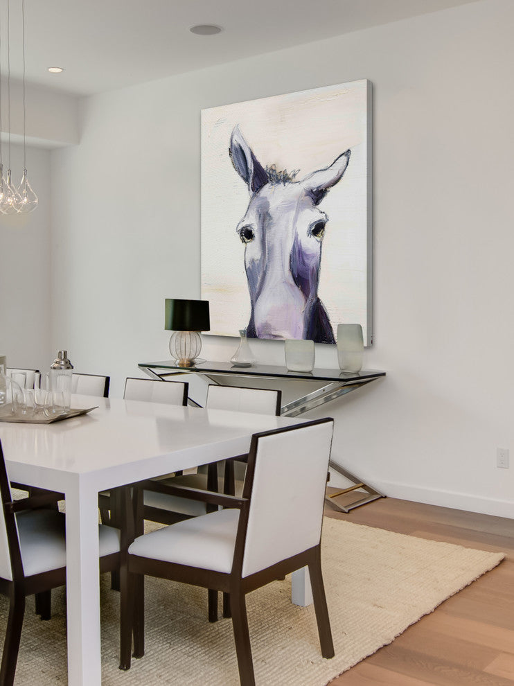 "Donkey" Painting Print on Canvas by Tori Campisi