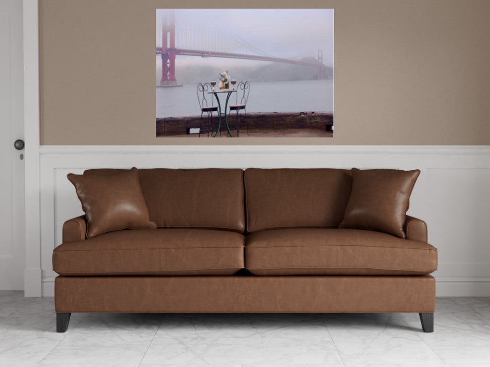 Overcast Bistro Caf" Golden Gate Bridge 3 Giclee Wrap Canvas Wall Art