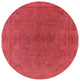Ahgly Company Indoor Round Mid-Century Modern Area Rugs, 4' Round