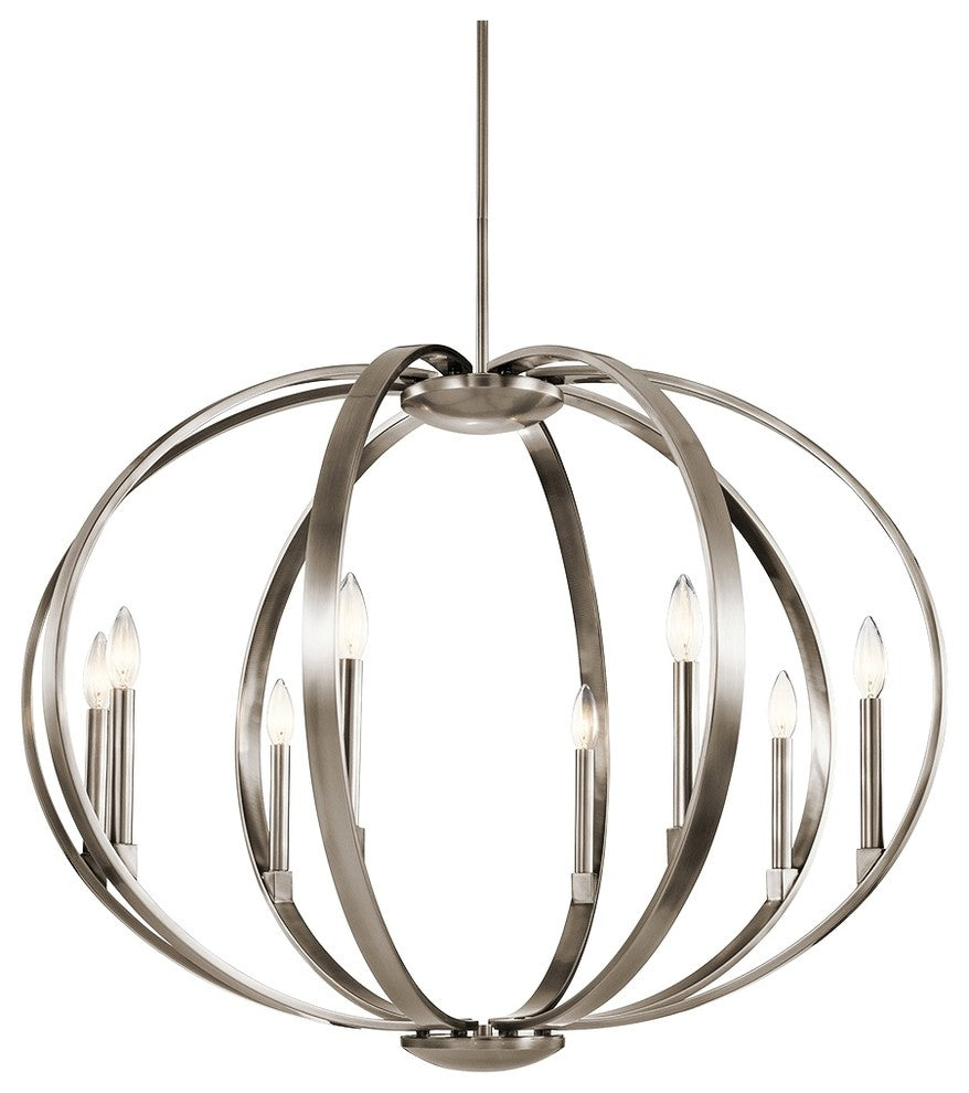 Chandelier Pendant 8-Light, Classic Pewter
