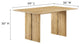 Amistad 60" Wood Dining Table - Oak