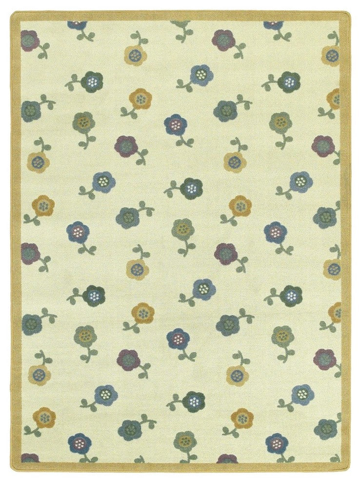 Kid Essentials Rug, Awesome Blossom, Soft, 5'4"x7'8"