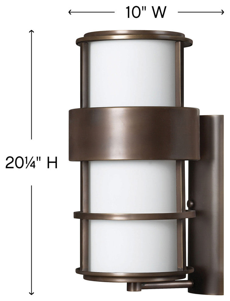 Hinkley Lighting H1905 20.25"H 1 Light Outdoor Wall Sconce - Stainless Steel