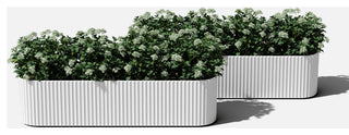Veradek Demi Series Window Box 36" Planter, White, 36 Inch, 2 Pack
