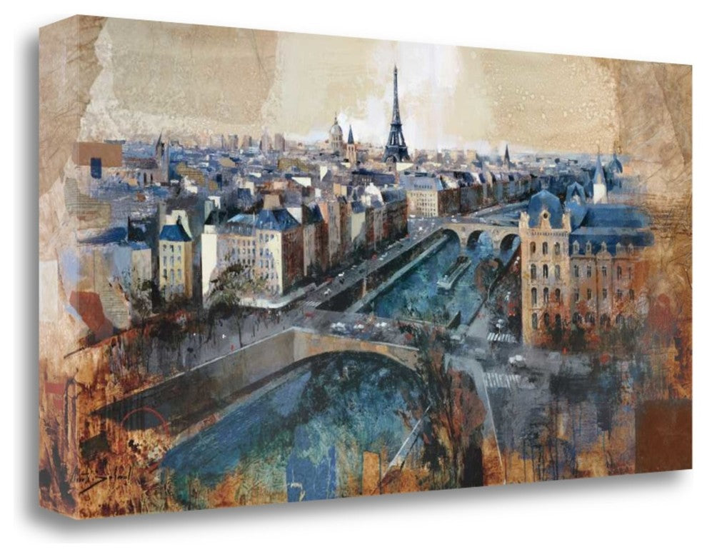 "Ciel De Paris" By Marti Bofarull, Giclee Print on Gallery Wrap Canvas