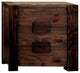 Janeiro Transitional Nightstand, Rustic Natural Tone