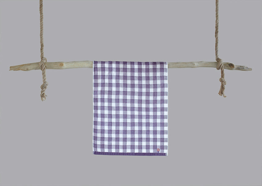 Gingham Check Gauze Towel, Hand Towel