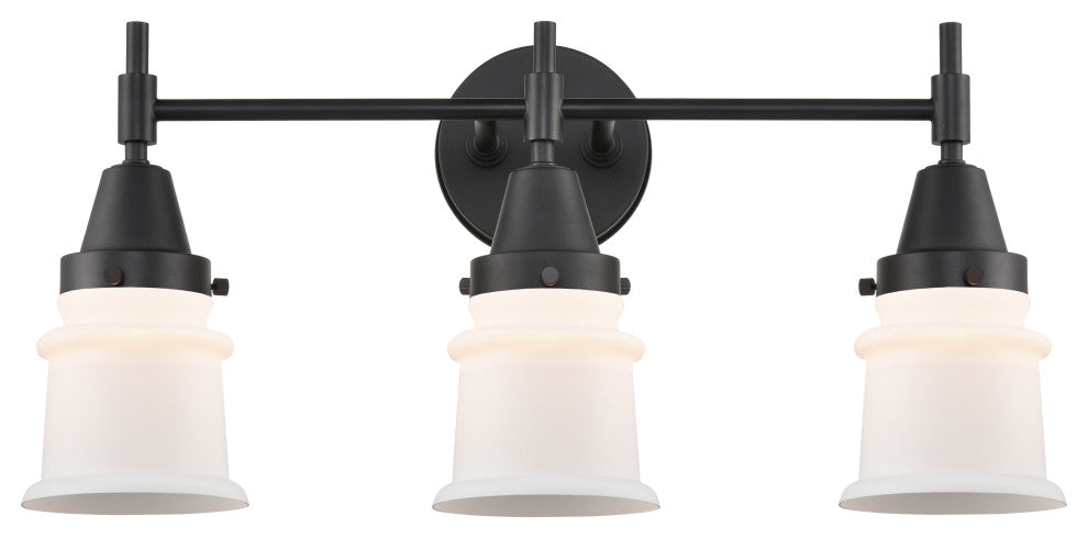 INNOVATIONS LIGHTING 447-3W-BK-G181S-LED Caden 3 Light 26 inch Bath Vanity Light