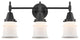 INNOVATIONS LIGHTING 447-3W-BK-G181S-LED Caden 3 Light 26 inch Bath Vanity Light