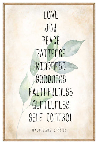 Love Joy Peace Wooden Inspirational Decor Wall Art