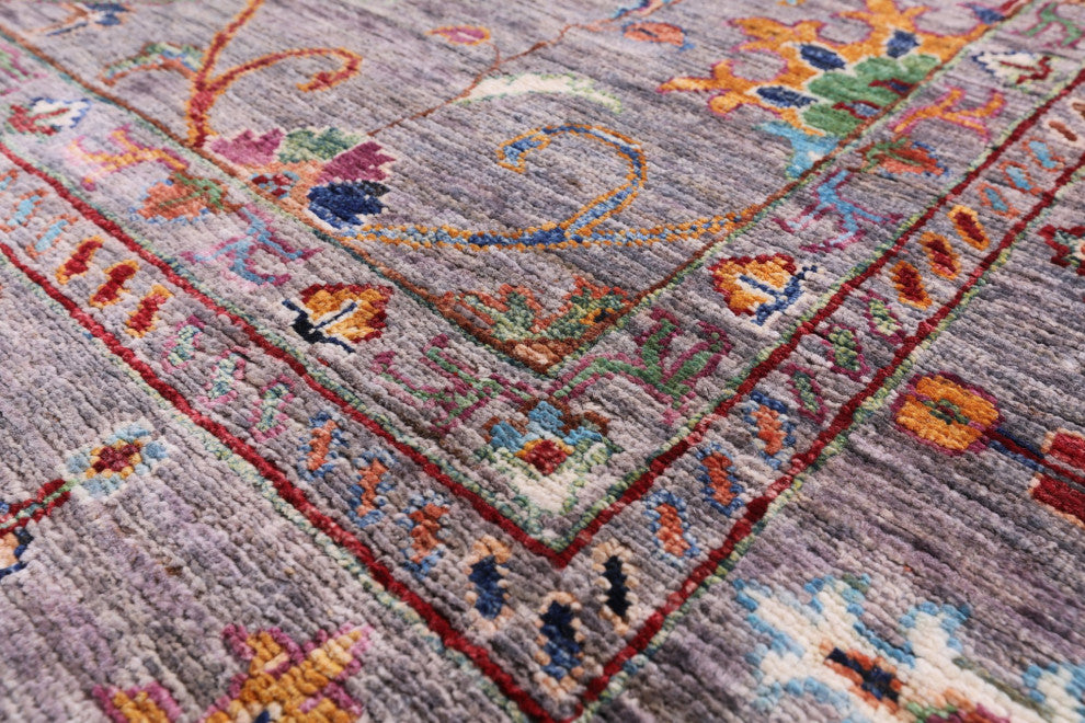 8' 10" X 11' 8" Persian Tabriz Hand Knotted Wool Rug Q8328