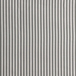 Phoebe Box Seam Headboard, Oxford Stripe Charcoal, Twin