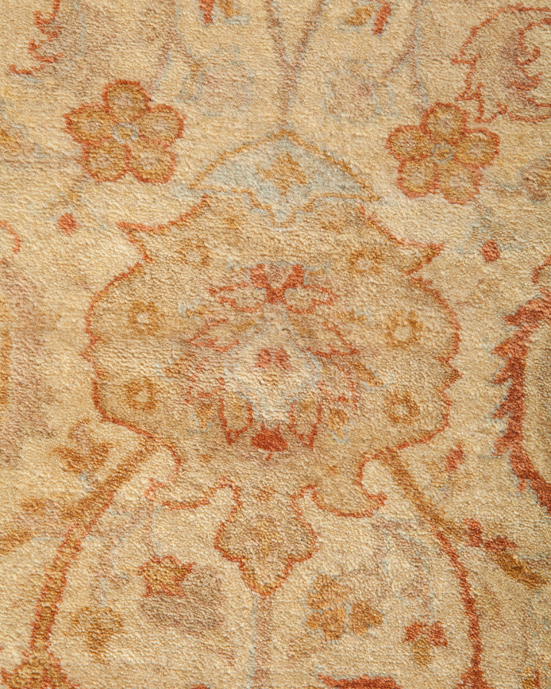 Selena, One-of-a-Kind Hand-Knotted Area Rug Ivory, 6'3"x8'10"