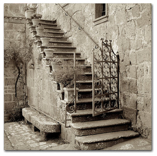 Alan Blaustein 'Umbria Scala I' Canvas Art, 35x35