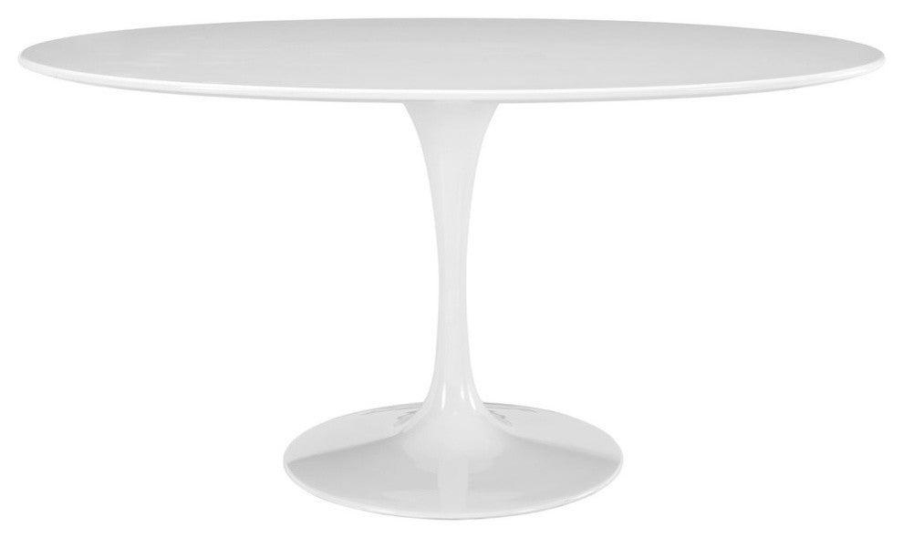 Modern Contemporary Kitchen 60" Dining Table White