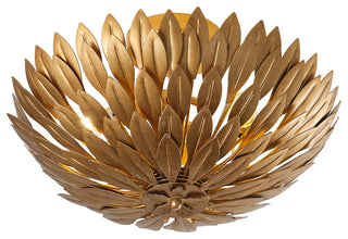 Flower Semi-Flush Mount Lighting, 3 Light