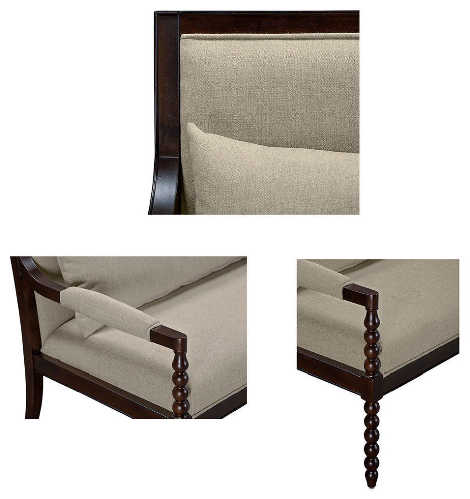 Martha Stewart Philippe Accent Arm Chair, Loveseat, Loveseat