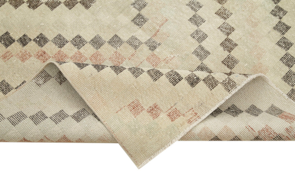 Rug N Carpet - Handmade Anatolian 4' 10'' x 8' 10'' Decorative Vintage Rug