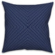 Navy Modern Geo 18x18 Throw Pillow