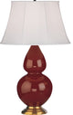 Robert Abbey RA-1667 1-Light Table Lamp, Double Gourd