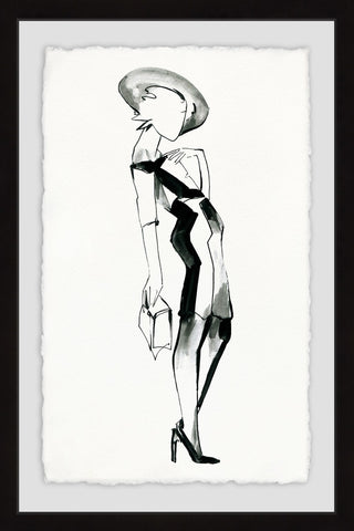 "Sophisticated Lady" Framed Painting Print, 12"x18"
