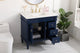 Lewis 36" Single Bathroom Vanity, Blue