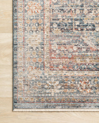 Blue Rust Polyester Claire Area Rug by Loloi, 11'6"x15'7"