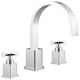 Legion Furniture 8" Widespread Faucet, Chrome