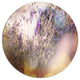 Summer Pasture With Purple Flowers, Landscape Round Metal Wall Art, 23"