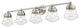 Zlite 736-5V-BN 5-Light Vanity, Clear Seedy