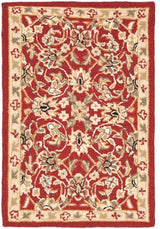 Safavieh Chelsea hk78b Rug, Burgundy/Ivory, 8'0"x8'0" Round