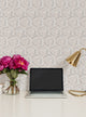 OP Art Line 3D Cubes Peel and Stick Vinyl Wallpaper, 24"w X 60"h