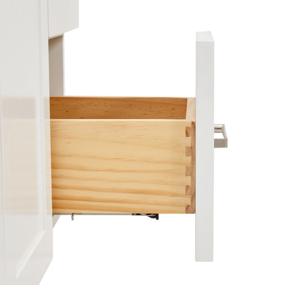 Ariel Magnolia 60" Single Rectangle Sink Vanity, Carrara Quartz