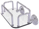 Monte Carlo Wall Mounted Guest Towel Holder, Polished Chrome