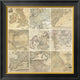 "Around the World II" Framed Canvas Giclee by Joannoo, 22"x22"