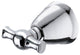 Polished Chrome Double Robe Hook
